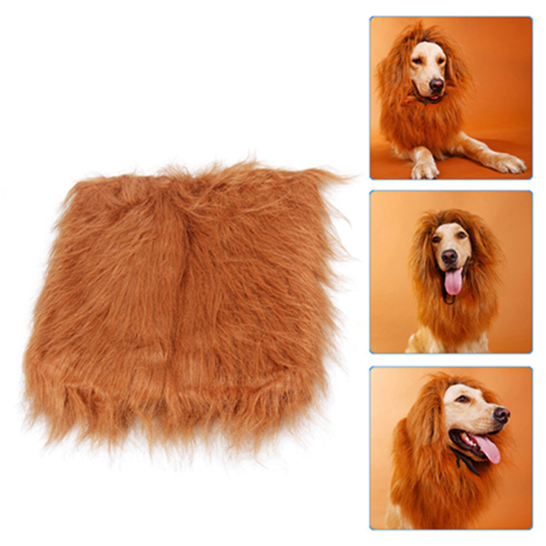 Cute Pet Cosplay Clothes Transfiguration Costume Lion Mane Winter Warm Cute Pet Cosplay Clothes Transfiguration Costume Lion Mane Winter Warm
