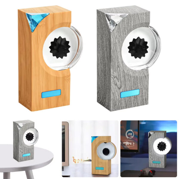 Dancing Ferrofluid with Music Rhythm Magnetic Fluid Speaker Creative