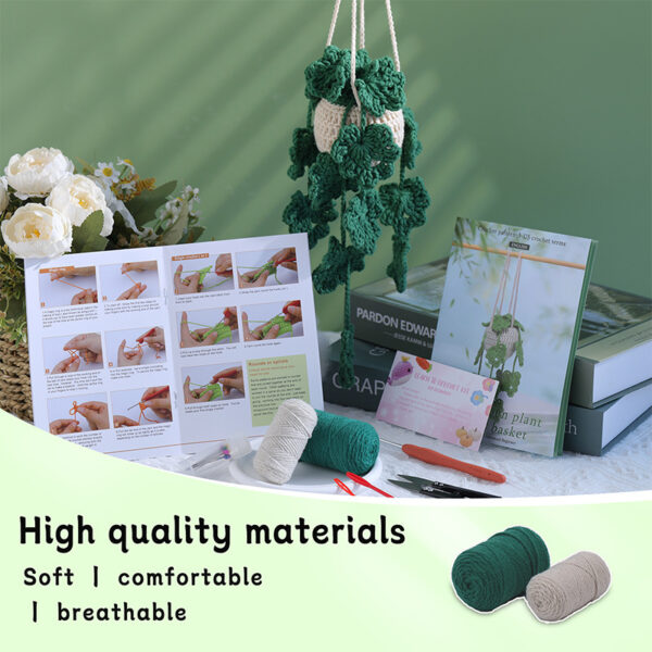 Decorative Plant Crochet Hook Material Package Pendant Decorative Plant Crochet Hook Material Package Pendant