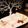 Deer Jewelry Display Stand Earrings Necklace Ring Tray Jewelr Crystal Deer Jewelry Display Stand Earrings Necklace Ring Tray Jewelr Crystal