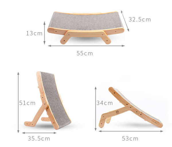 Deformation Cat Bed Vertical Corrugated Paper Grinding Claw Toy Deformation Cat Bed Vertical Corrugated Paper Grinding Claw Toy