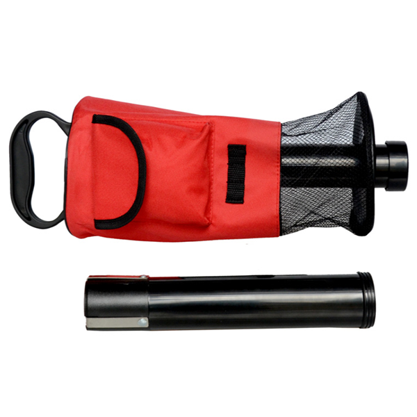 Detachable Portable Pick Up Retriever Zipper Storage Bag Ball Collector