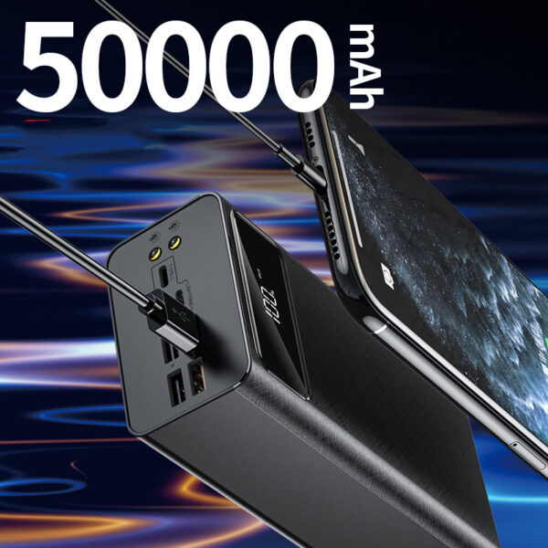 Digital Display Mobile Power High-capacity Charging Bank Digital Display Mobile Power High-capacity Charging Bank