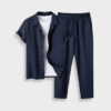Digital Men's Cotton and Linen Shirt Outfit Digital Men's Cotton and Linen Shirt Outfit