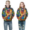 Digital Printed Children's Hooded Sweater for Kids