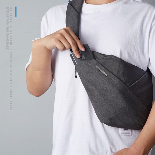 Digital Storage Canvas Chest Bag Crossbody Multi-functional Business