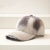 Distressed Gradient Denim Casual All-match Ripped Baseball Cap Distressed Gradient Denim Casual All-match Ripped Baseball Cap