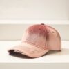 Distressed Gradient Denim Casual All-match Ripped Baseball Cap Distressed Gradient Denim Casual All-match Ripped Baseball Cap