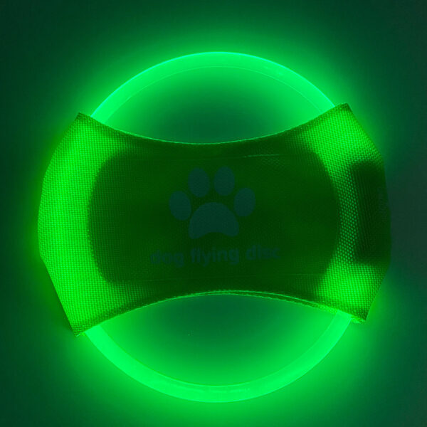 Dog Flying Discs Light Glowing LED Luminoustrainning Interactive Toys