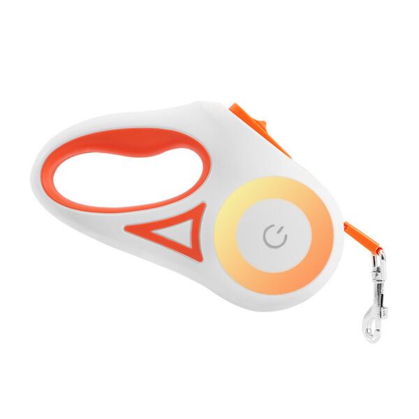 Dog Leash Retractable and Collar Spotlight Automatic Pet Cat Traction