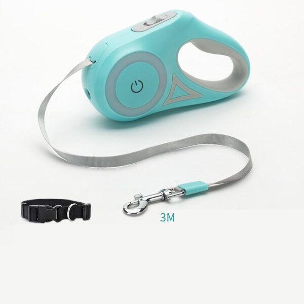 Dog Leash Retractable and Collar Spotlight Automatic Pet Cat Traction Dog Leash Retractable and Collar Spotlight Automatic Pet Cat Traction