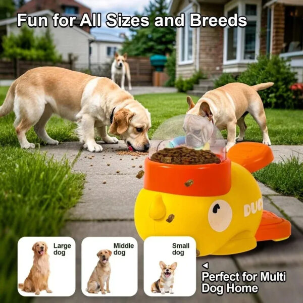 Dog Puzzle Feeder Interactive Pet Food Treat Dispenser Cartoon Duck Dog Puzzle Feeder Interactive Pet Food Treat Dispenser Cartoon Duck