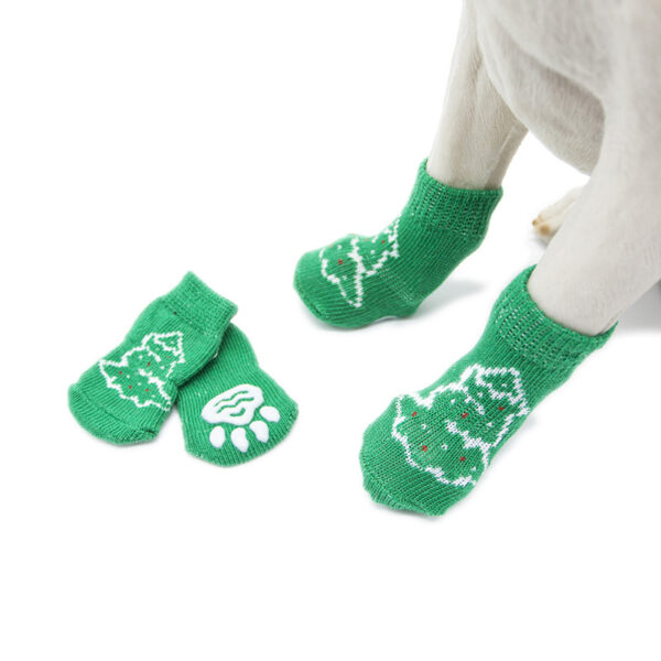 Dog Socks Pet Socks Non-slip Cotton Socks Dog Foot Covers