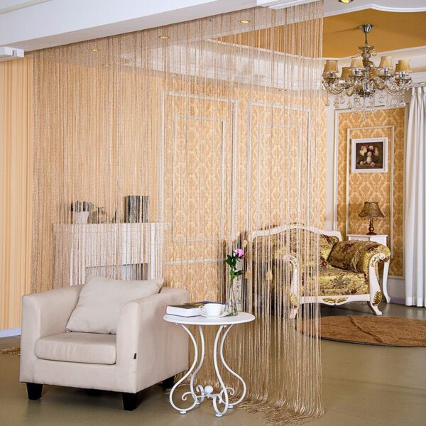 Door Curtain Dilver Thread Partition Hanging Window Screen