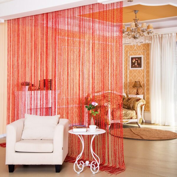 Door Curtain Dilver Thread Partition Hanging Window Screen
