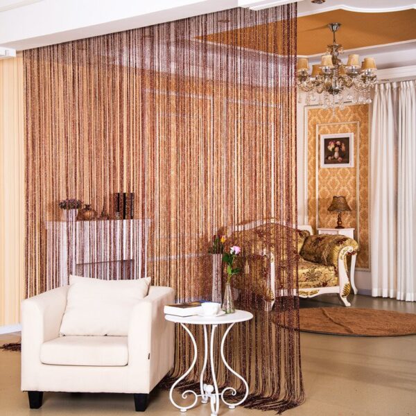 Door Curtain Dilver Thread Partition Hanging Window Screen