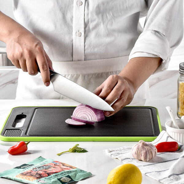 Double-side Cutting Board with Defrosting Function Chopping Kitchen Double-side Cutting Board with Defrosting Function Chopping Kitchen