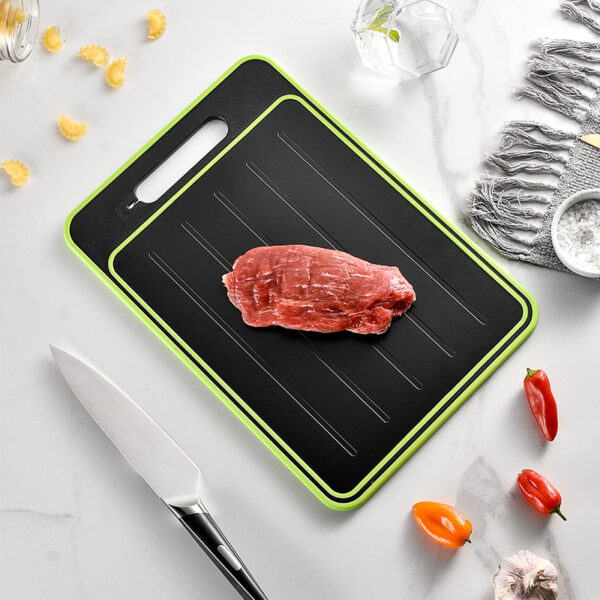 Double-side Cutting Board with Defrosting Function Chopping Kitchen