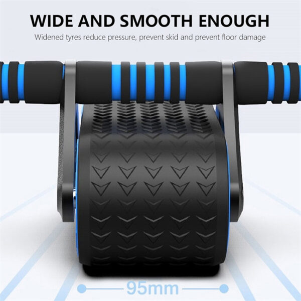 Double Wheel Abdominal Exerciser Women Men Automatic Rebound Ab Roller Double Wheel Abdominal Exerciser Women Men Automatic Rebound Ab Roller
