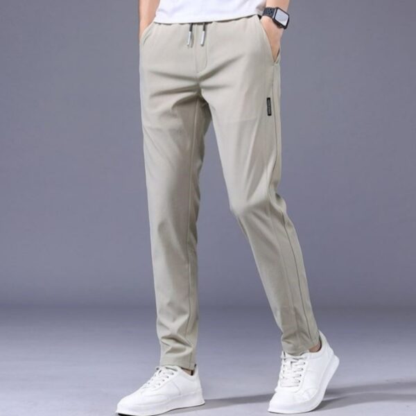 Drawstring Trousers Thin Casual Pants Korean Version Loose Straight