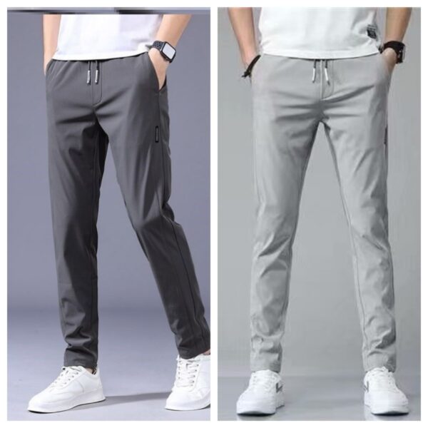Drawstring Trousers Thin Casual Pants Korean Version Loose Straight