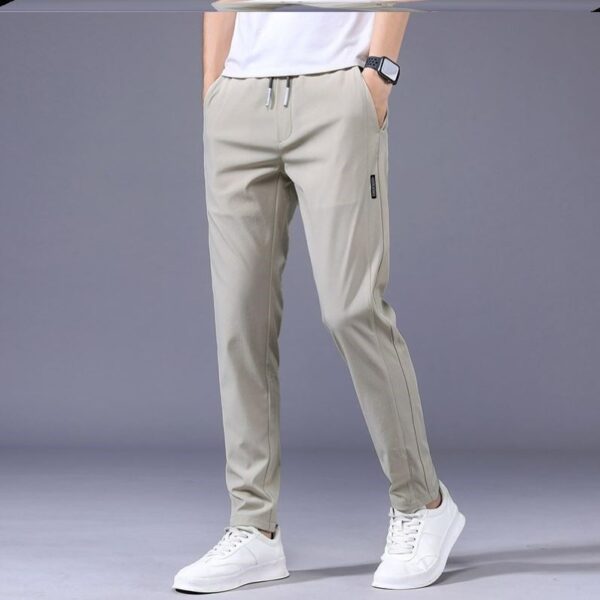 Drawstring Trousers Thin Casual Pants Korean Version Loose Straight