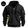 Dropped Shoulder Hooded Sweatshirt Men's Women's Plus Size Loose