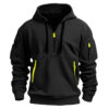 Dropped Shoulder Hooded Sweatshirt Men's Women's Plus Size Loose