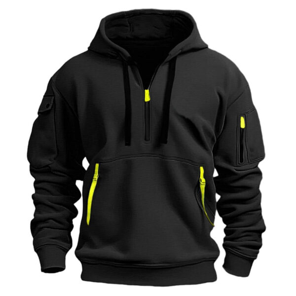 Dropped Shoulder Hooded Sweatshirt Men's Women's Plus Size Loose