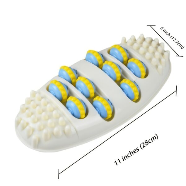 Dual Foot Massager Roller Wooden for Plantar Fasciitis Pain Relief Heal