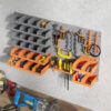 Durhand 44 Piece Wall Mounted Pegboard Tool Organizer Rack Kit