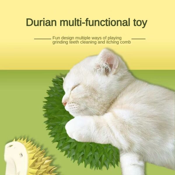 Durian Cat Brush Dog Self Groomer Wall Corner Scratcher Massage Combs