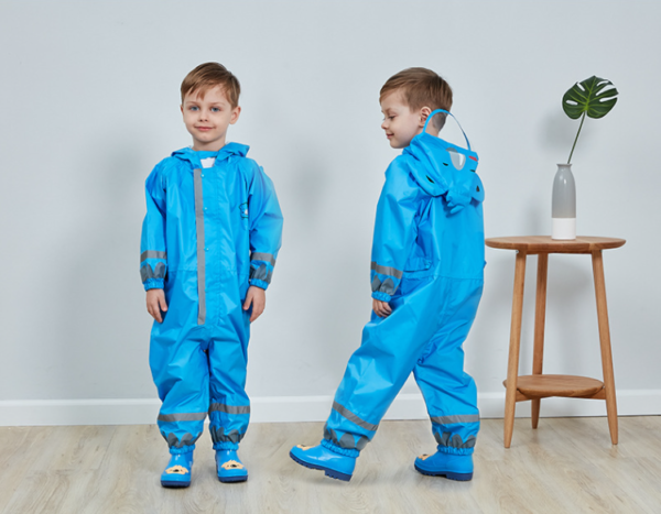Eco-friendly Conjoined Raincoat with Pants Children Rain Coat Kids Eco-friendly Conjoined Raincoat with Pants Children Rain Coat Kids