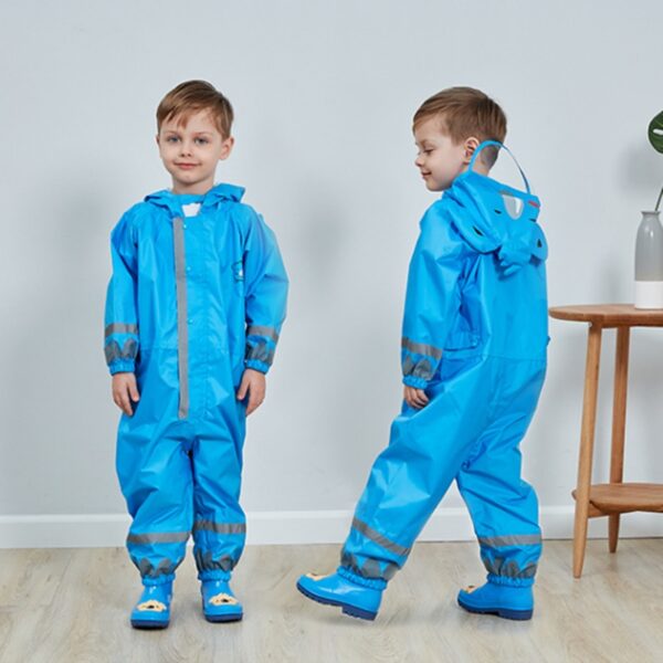 Eco-friendly Conjoined Raincoat with Pants Children Rain Coat Kids Eco-friendly Conjoined Raincoat with Pants Children Rain Coat Kids