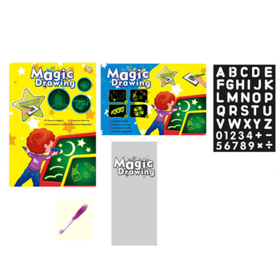 Educational Toy Drawing Pad 3D Magic 8 Light Effects Puzzle Board Educational Toy Drawing Pad 3D Magic 8 Light Effects Puzzle Board