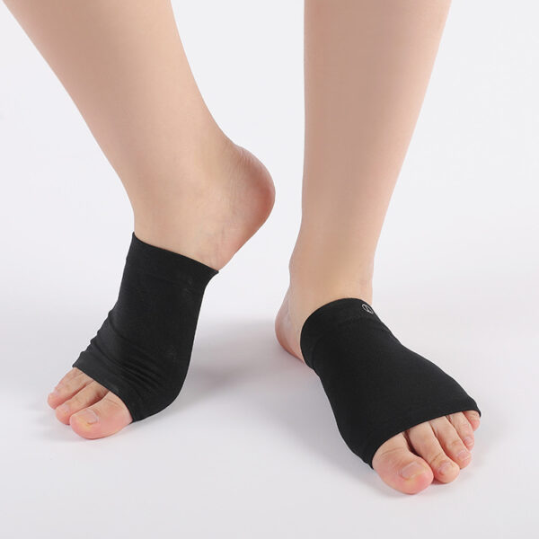 Elastic Fabric Arch Pad Foot Care Soft Shock Absorbing Bandage Socks