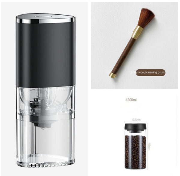 Electric Coffee Grinder Bean Cafe Automatic Portable USB Rechargeable