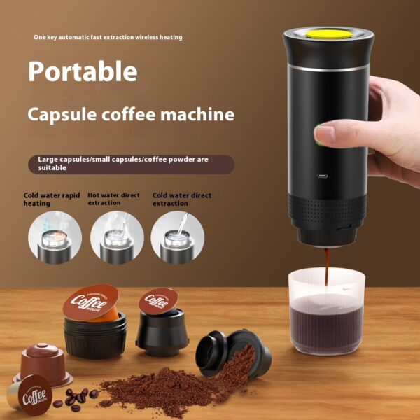 Electric Grinder Coffee Travel Handy 3 In1 Espresso Portable Maker Electric Grinder Coffee Travel Handy 3 In1 Espresso Portable Maker