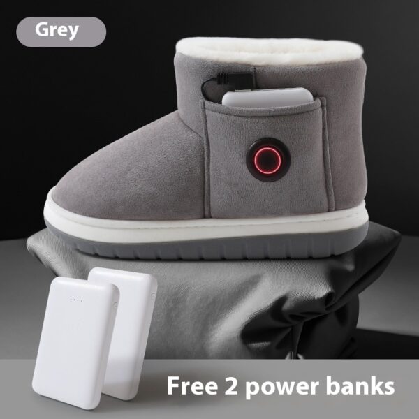 Electric Heating Shoes Rechargeable Foot Warmer Artifact Home Winter