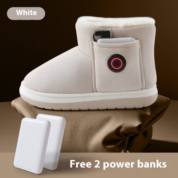 Electric Heating Shoes Rechargeable Foot Warmer Artifact Home Winter