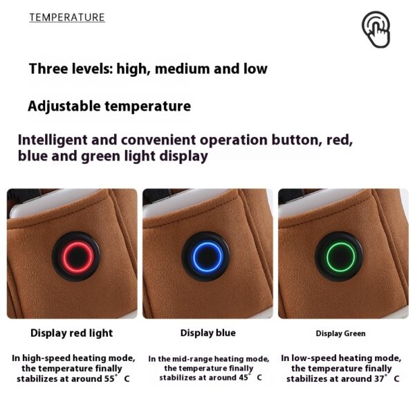 Electric Heating Shoes Rechargeable Foot Warmer Artifact Home Winter