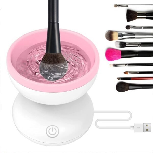 Electric Makeup Brush Cleaner Machine Portable Automatic USB Cosmetic Electric Makeup Brush Cleaner Machine Portable Automatic USB Cosmetic