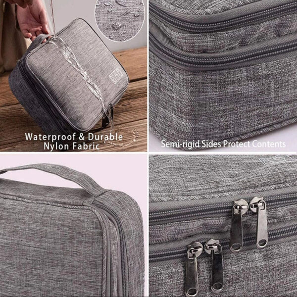 Electronics Organizer Travel Cable Bag Waterproof Portable Digital