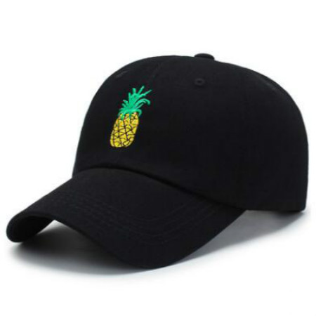 Embroidered Pineapple Baseball Cap Adjustable Cotton Embroidered Pineapple Baseball Cap Adjustable Cotton
