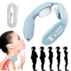 EMS Neck Acupoints Lymphvity Massager Device Intelligent with Heat Blue EMS Neck Acupoints Lymphvity Massager Device Intelligent with Heat Blue