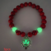 Energy Luminous Lotus Natural Stone Bracelet Yoga Healing Glow