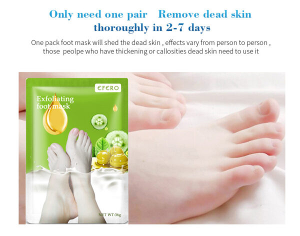 Exfoliating Foot Mask SPA Pedicure Socks Removing Dead Skin Whitening