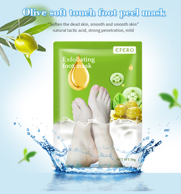 Exfoliating Foot Mask SPA Pedicure Socks Removing Dead Skin Whitening Exfoliating Foot Mask SPA Pedicure Socks Removing Dead Skin Whitening