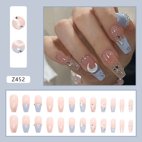 Fake Nails Stars and Moon Fake Nails Stars and Moon