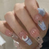 Fake Nails Stars and Moon Fake Nails Stars and Moon